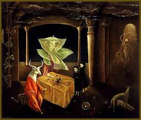 E logo vimos a filla do minotauro. Leonora Carrington